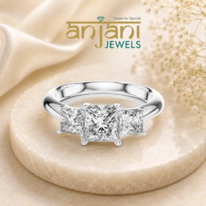 Princess Cut Lab Grown Diamond Ring / Princess Shaped Engagement Ring / Solitaire Ring / Minimalist Ring / 14K Gold Thin Dainty Ring