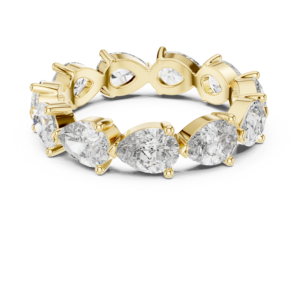Handcrafted Per Cut Moissanite Engagement Band White Gold Vintage-Inspired with Diamond Accents Ideal for Weddings Anniversaries Proposals